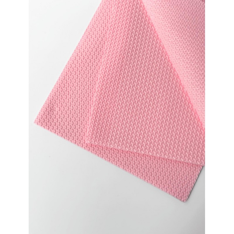 Стоматологічні серветки нагрудні тришарові 33×41 см, рожеві (500 шт.)