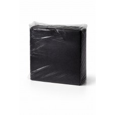 Стоматологічні серветки нагрудні тришарові 33×41 см, чорні (500 шт.)