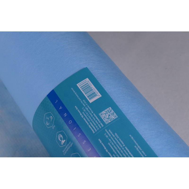 Простыни одноразовые Monaco Style спанбонд 0.6 х 200 м (60 см) голубые