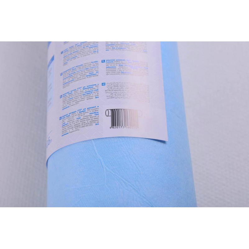 Простирадла одноразові Etto СМС 0.8 х 100 м (80 см) блакитні