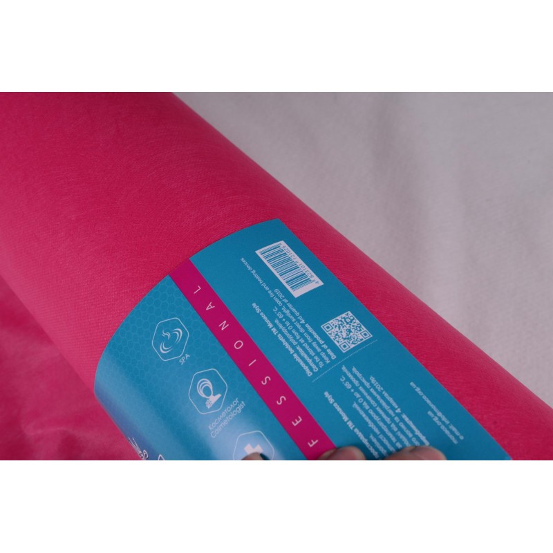 Простыни одноразовые Monaco Style спанбонд 0.8 х 90 м перфорированные (шаг отрыва 1.8 м) розовые