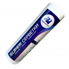 Серветки Aquasoft,спанлейс, гладкий 25см х 30см (50шт в рулоні з перфорацією)