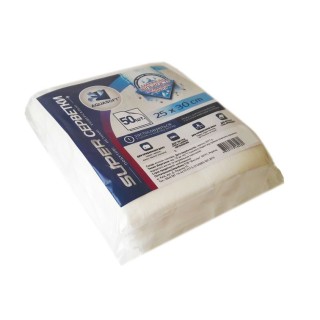 Серветки Aquasoft, складені, спанлейс, гладкий 25смх30см (50шт)