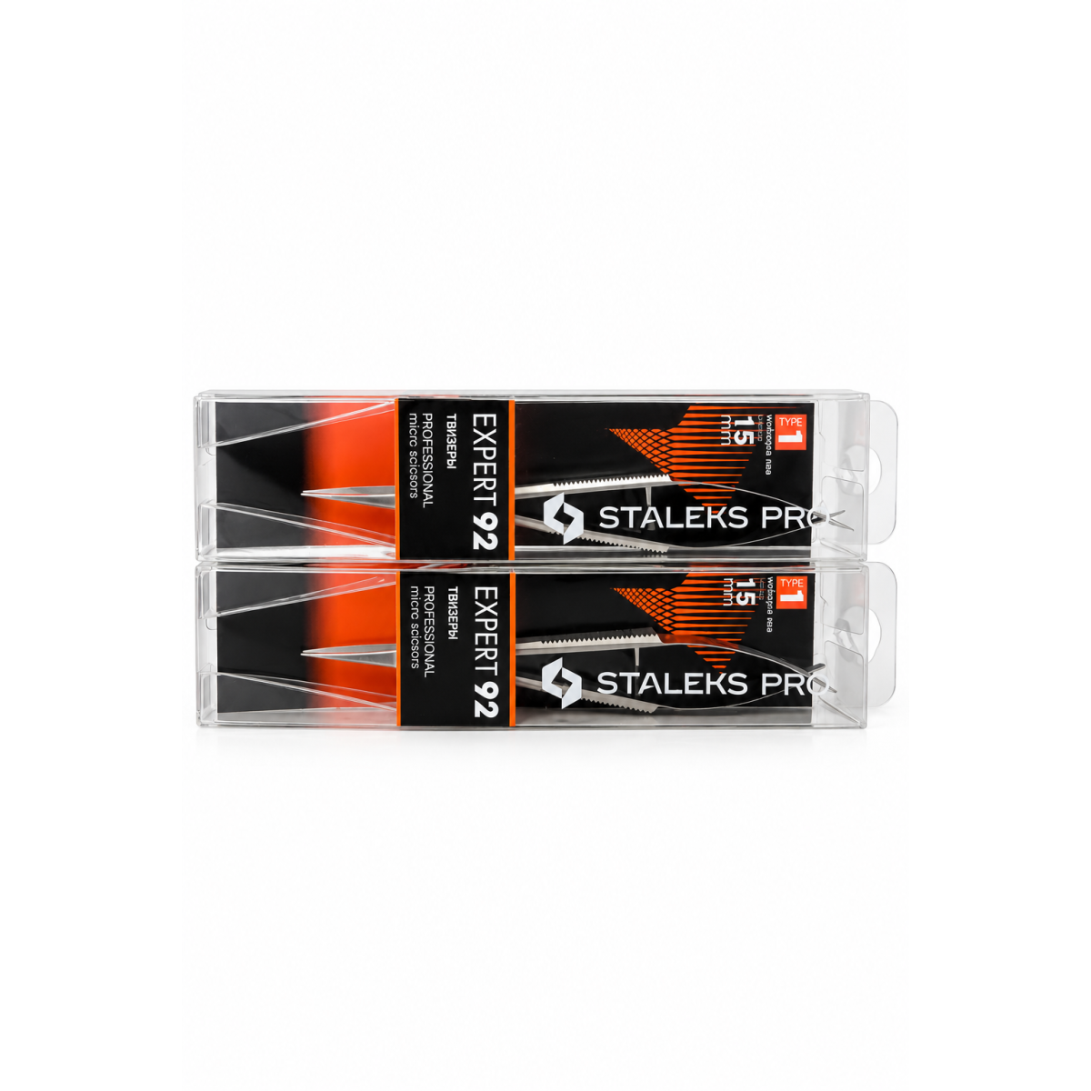 Твізери Staleks Pro Expert 92 Type 1 (15 мм)