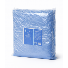 Пеньюар одноразовий поліетиленовий Monaco Style 90×135 см, 50 шт., блакитний