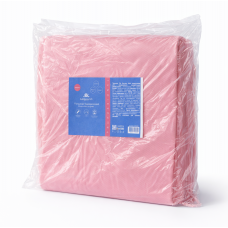 Пеньюар одноразовий поліетиленовий Monaco Style 90×135 см, 50 шт., рожевий