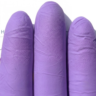 Рукавички нітрилові SafeTouch Advanced Lavander М без пудри текстуровані 100 шт. лавандові (1182-TG-С)