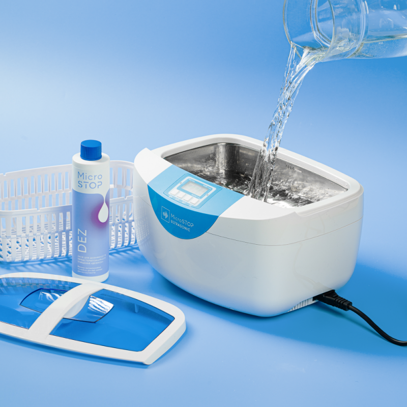 Ультразвукова мийка MicroSTOP MU-PROMAX (UA) 70Вт, 2,5л