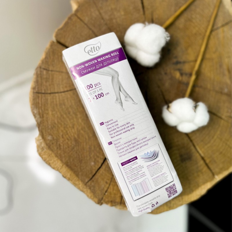 Смужки для депіляції в упаковці, білі, Etto, 100г/м2 , 100шт