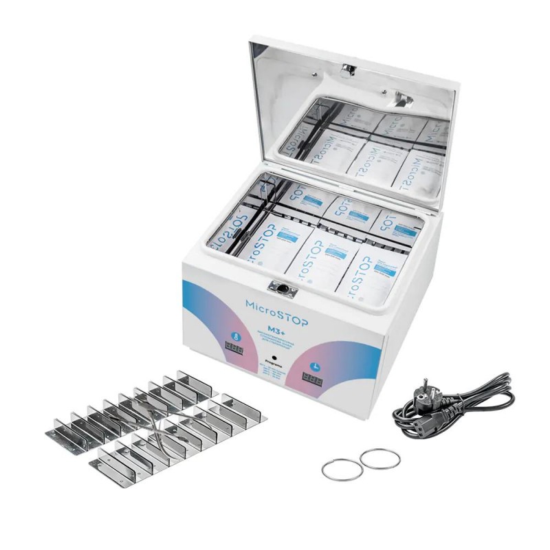 Високотемпературна сухожарова шафа для стерилізації Microstop M3+ Rainbow (UA) 500Вт, 12л