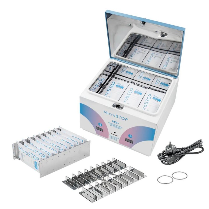 Високотемпературна сухожарова шафа для стерилізації Microstop M3+ Rainbow (UA) 500Вт, 12л