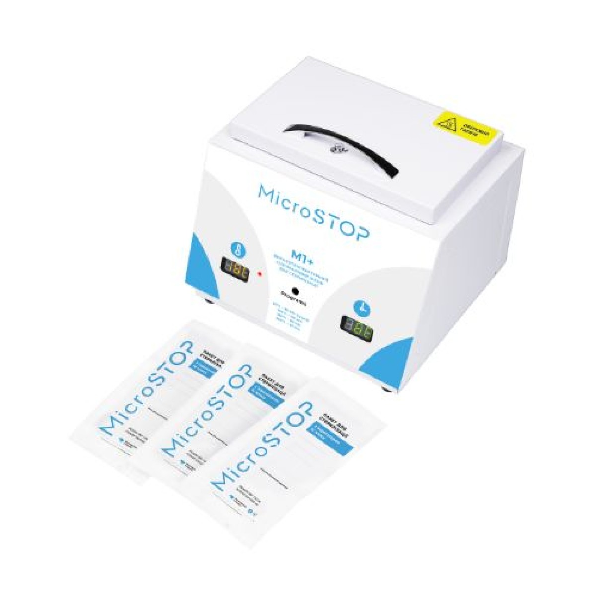 Високотемпературна сухожарова шафа для стерилізації Microstop M1+ (UA) 500Вт, 2л