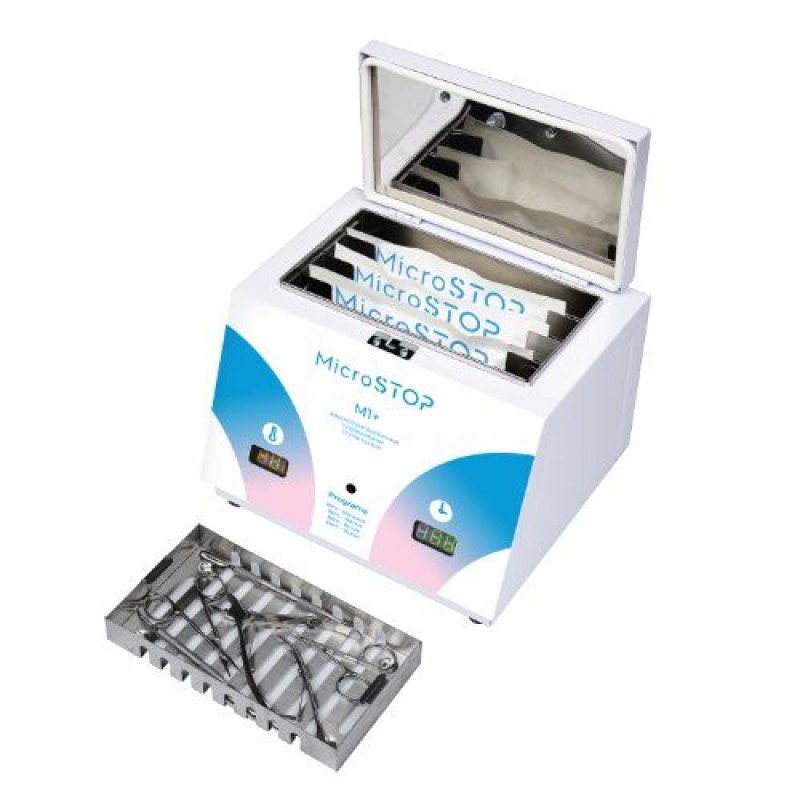 Високотемпературна сухожарова шафа для стерилізації Microstop M1+ Rainbow (UA) 500Вт, 2л