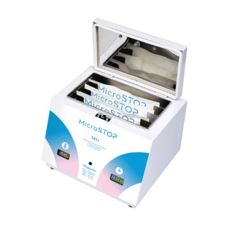 Високотемпературна сухожарова шафа для стерилізації Microstop M1+ Rainbow (UA) 500Вт, 2л