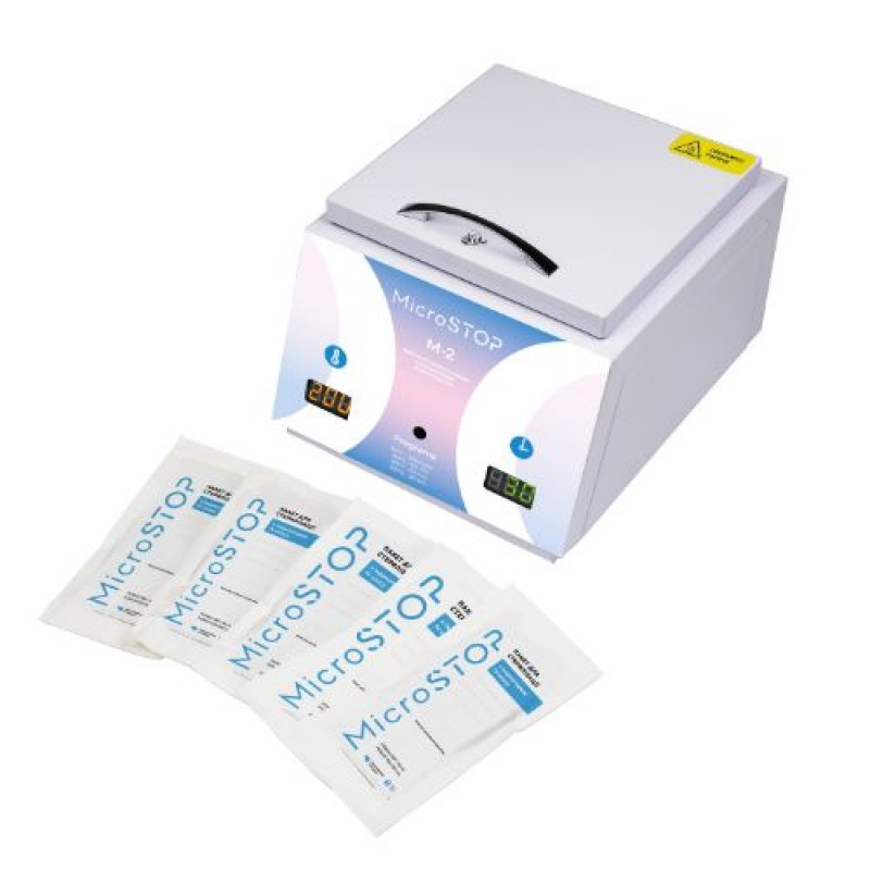 Високотемпературна сухожарова шафа для стерилізації Microstop M2 Rainbow (UA) 500Вт, 4л