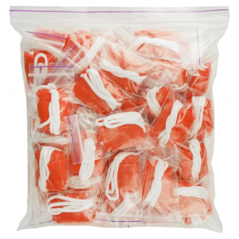 Трусики-стрінги, спанбонд, розмір L/XL, помаранчевий (50 шт.)