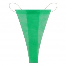 Трусики-стрінги, спанбонд, розмір L/XL, зелений (50 шт.)