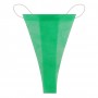 Трусики-стрінги, спанбонд, розмір S/M, зелений (50 шт.)