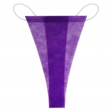 Трусики-стрінги, спанбонд, розмір S/M, фіолет (50 шт.)