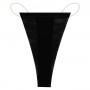 Трусики-стрінги, спанбонд, розмір S/M, чорний (50 шт.)