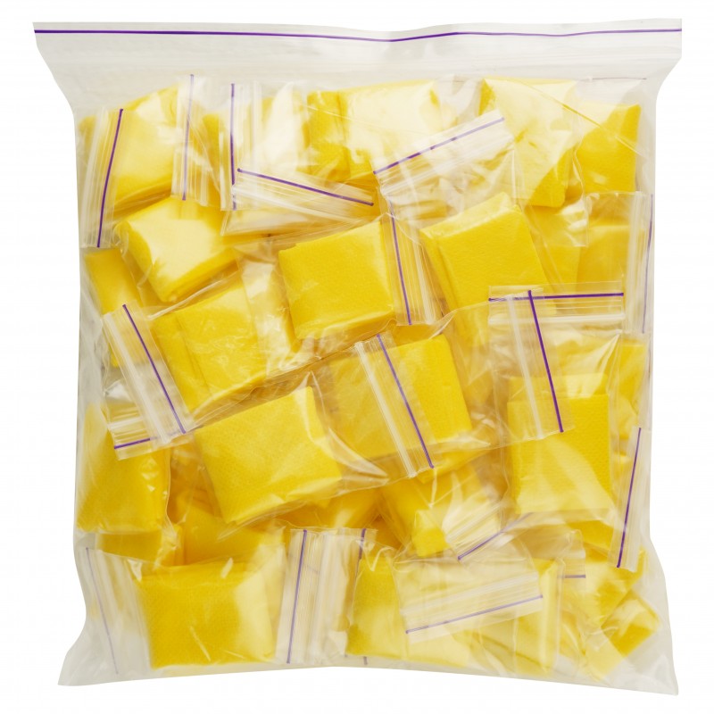 Трусики-стрінги, спанбонд, розмір L/XL, жовтий (50 шт.)