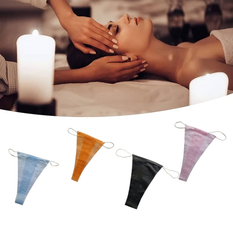 Трусики-стрінги, спанбонд, розмір S/M, фіолет (50 шт.)