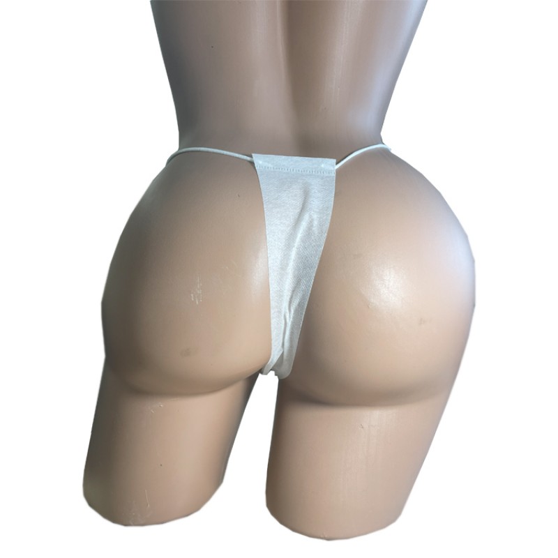 Трусики-стрінги, спанбонд, розмір L/XL, білий (50 шт.)