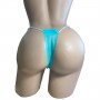 Трусики-стрінги, спанбонд, розмір L/XL, бірюзовий (50 шт.)