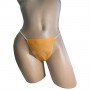 Трусики-стрінги, спанбонд, розмір L/XL, помаранчевий (50 шт.)