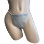 Трусики-стрінги, спанбонд, розмір S/M, сірий (50 шт.)