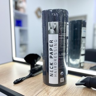 Комірці перукарські паперові, Etto, BLACK, пласт. втулка, 5 ролівх100шт.