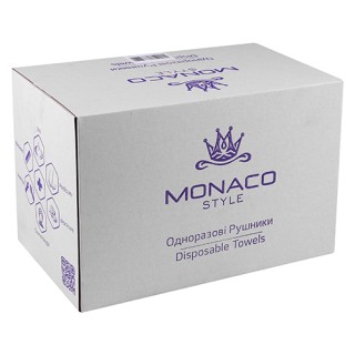 Рушники одноразові Monaco Style спанлейс 40х70 см сітка (100шт. в упаковці)