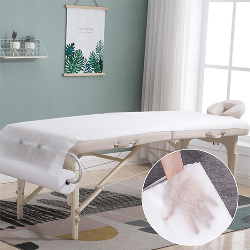 Простирадла одноразові Monaco Style спанбонд 0.8 х 90 м перфоровані (крок відриву 1.8 м) білі