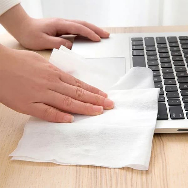 Серветки Aquasoft 25х30 (50 шт.) woodpulp гладкі рулон