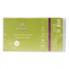 Серветки одноразові, Monaco Style, 20см х 20см (100шт. складені), гладкі