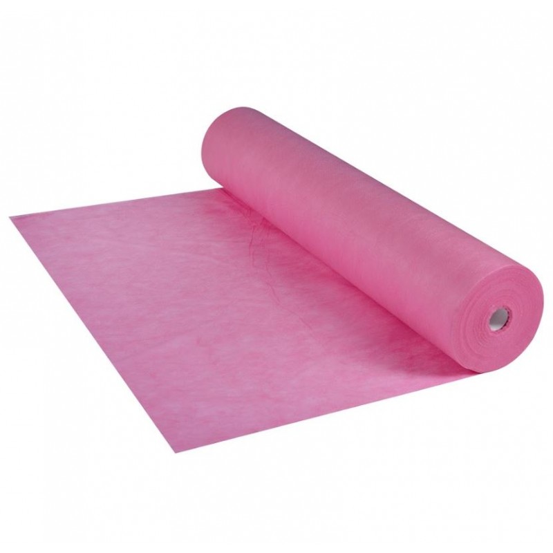 Простыни одноразовые Etto СМС 0.8 х 100 м перфорированные (шаг отрыва 2 м) розовые