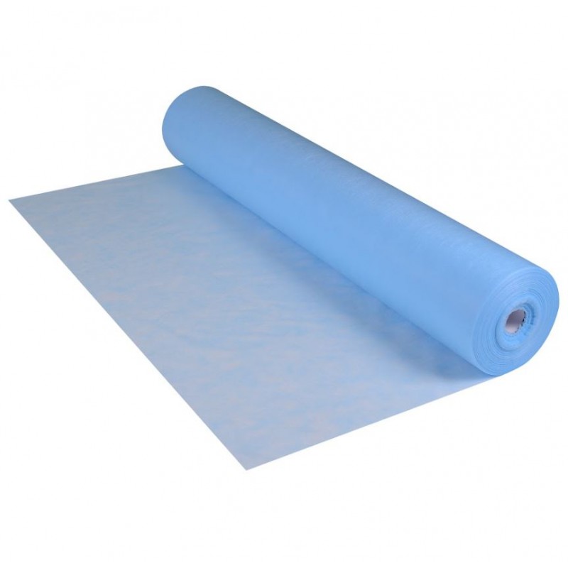 Простыни одноразовые Monaco Style спанбонд 0.8 х 100 м (80 см) голубые