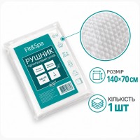 Рушник одноразовий Fit&Spa 140х70 см перлина 100г/м2 (1шт. в уп.)