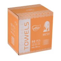 Рушники одноразові Etto 40х70 см спанлейс 50 г/м2 сітка (50шт. в упаковці)