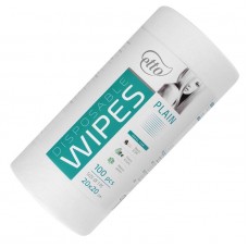 Серветки одноразові, Etto, 20см х 20см (100шт. в рулоні), гладкі 50г/м2