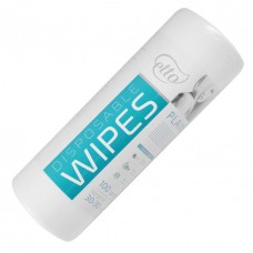 Серветки одноразові, Etto, 30см х 30см (100шт. в рулоні), гладкі 50г/м2