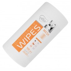 Серветки одноразові, Etto, 20см х 20см (100шт. в рулоні), сітка 50г/м2