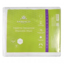 Серветки одноразові, Monaco Style, 35см х 40см (100шт. складені), гладкі