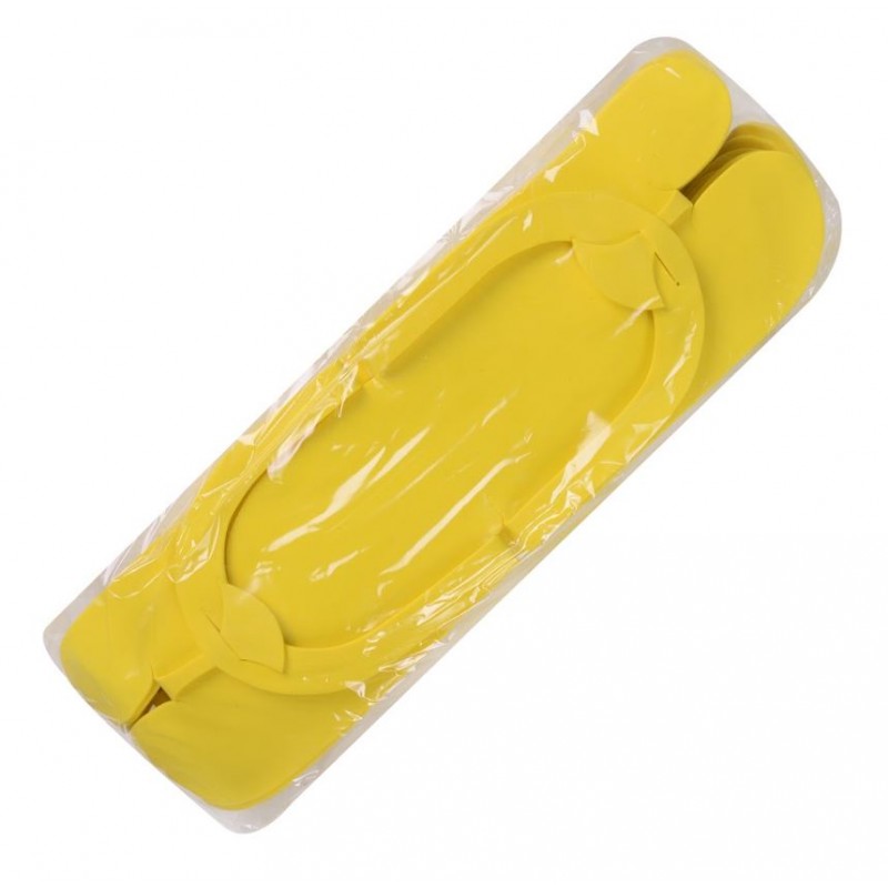 Тапочки одноразові, в'єтнамки, EVA, жовті, розмір 36-39 (12 пар)